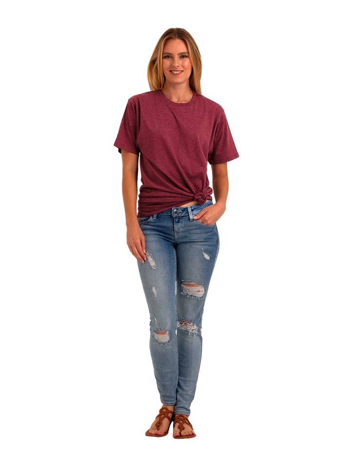 U.S. Apparel - Wholesale T-Shirt - Women's - Unisex Fit Tubular Crew Neck Tee13