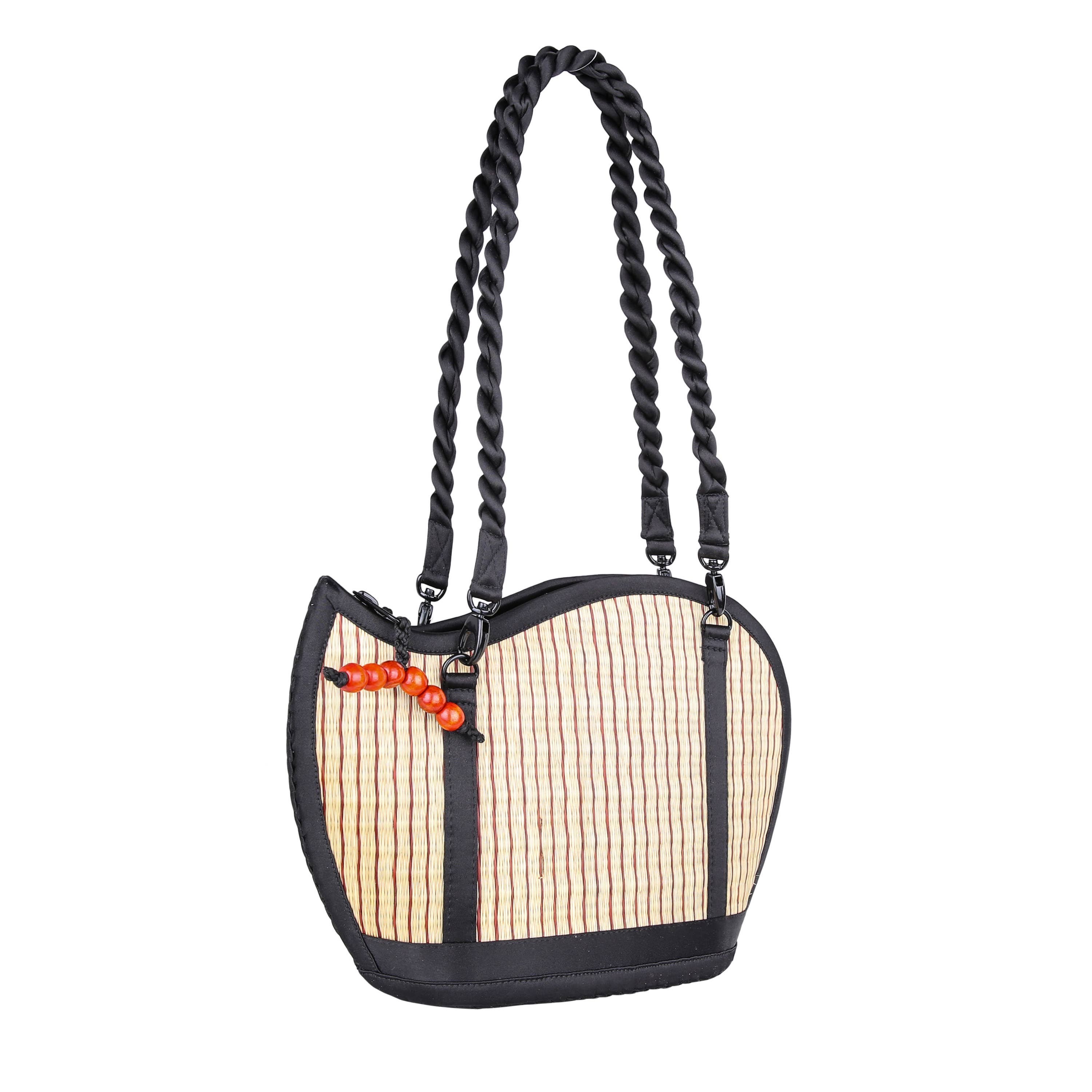 Baskets of Cambodia - Wholesale Crossbody Bag - Women's - Award-Winning Medium Size Asymmetrical Kiri Wave Purse11