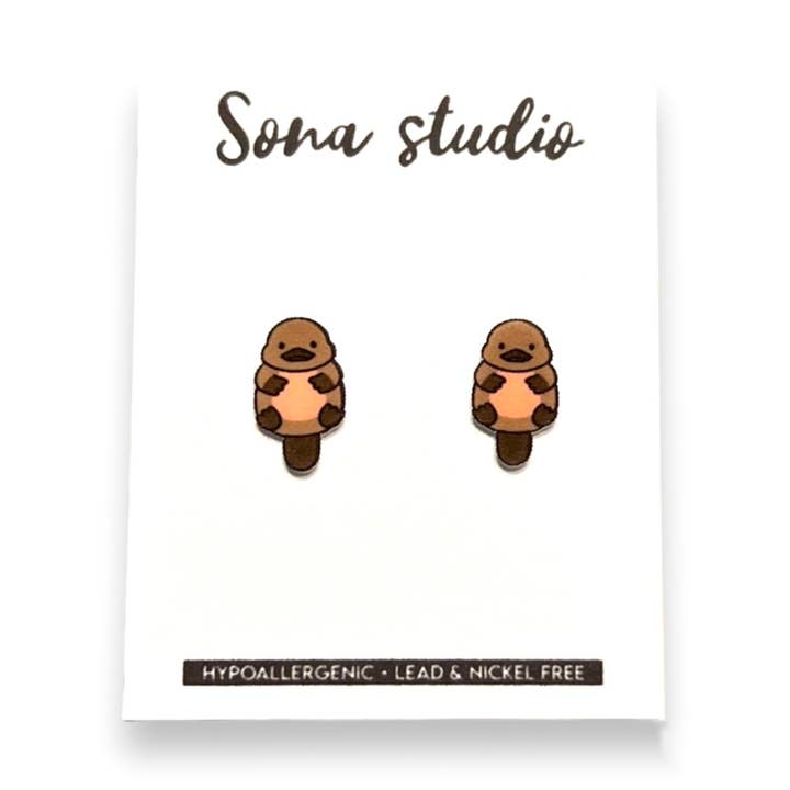 Sona Studio - Wholesale Knopjes/oorstekers - Platypus oorbellen0