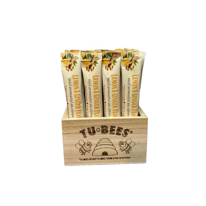 Tu-Bees Honey & Beeswax Candles - Wholesale Honey - Honey Squeeze Pack Herbal Honey Starter Display 2