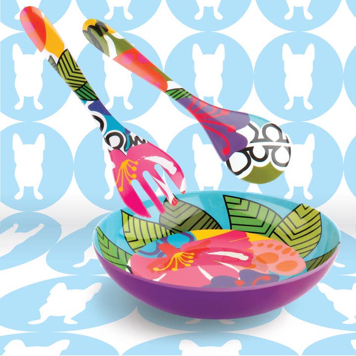 French Bull - Wholesale Serving Utensil - Oasis Salad Server Set
