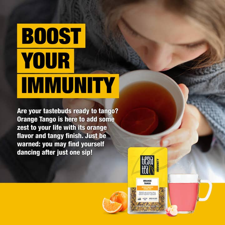 Tiesta Tea Company - Wholesale Loose tea - Orange Tango - Orange Hibiscus Herbal Tea19