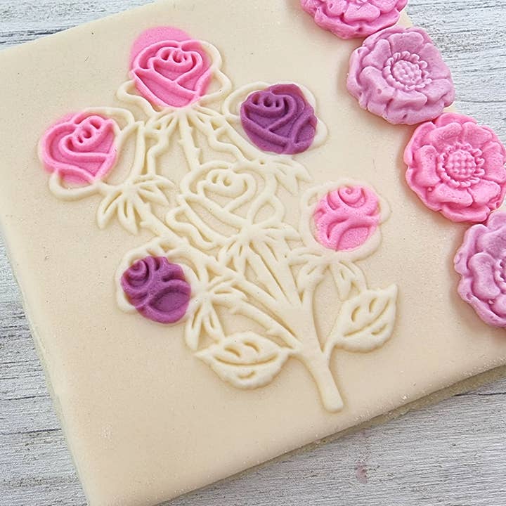 Flower Fondant Embosser, Cookie Debosser for wholesale by Make and Fun