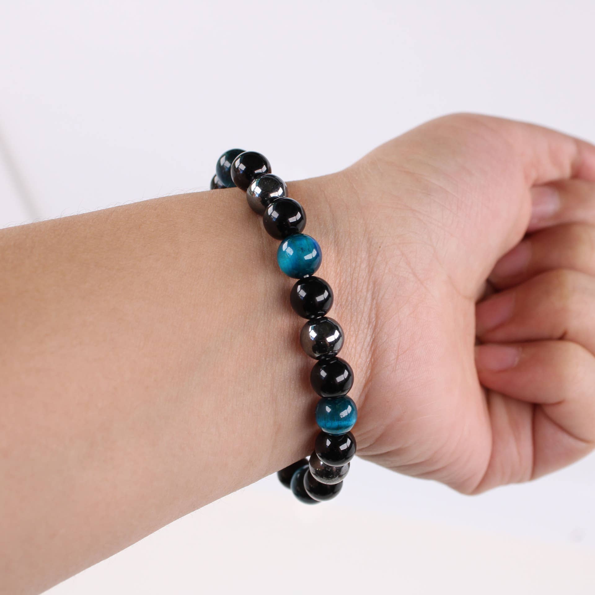 Bleu Bracelet Cadeau de Noël Obsidienne ZK2896 en vente sur Faire5