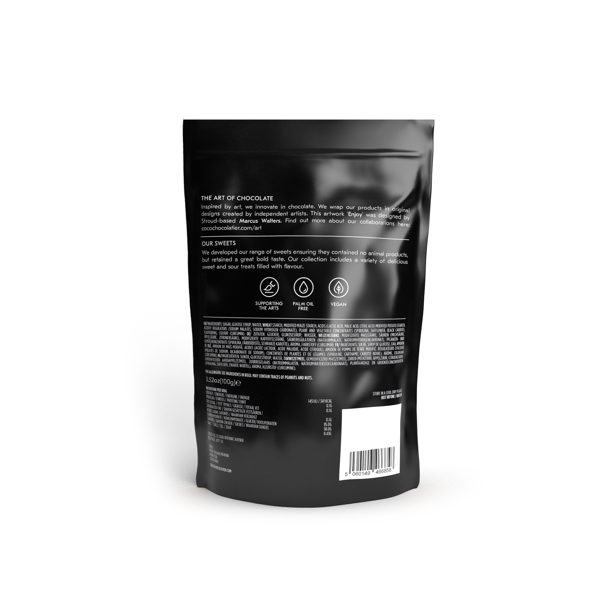 COCO Chocolatier [No duties when shipping to US!] - Wholesale Gummy - Sour Apple Sweets 100G (Pack of 12)3