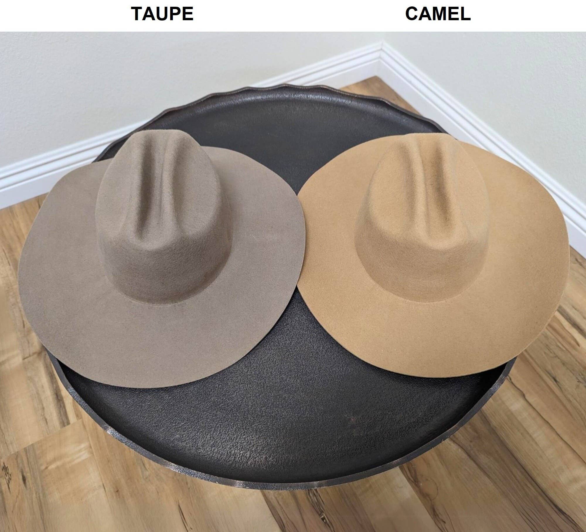 Olive & Pique - Wholesale Cowboyhoed - Uniseks - Verstelbare Western Cattleman Cowboyhoed van 100% Australisch Wol0