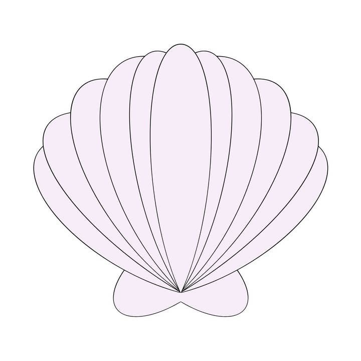 Emporte-pièce imprimé en 3D en PLA Shell Food Safe pour la vente par Maison’s Custom Cutters