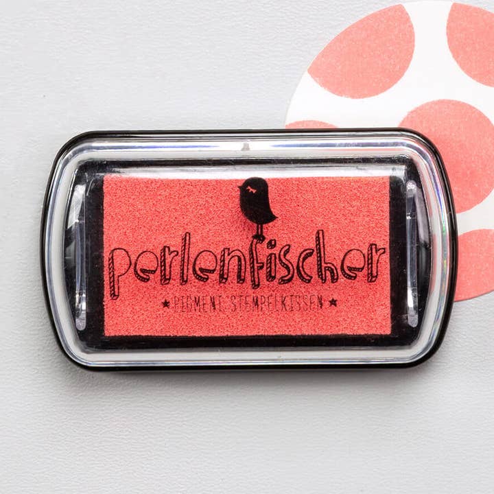Perlenfischer - Wholesale Rubber/Decorative Stamp - 6x Ink Pads | Tutti Frutti mini0