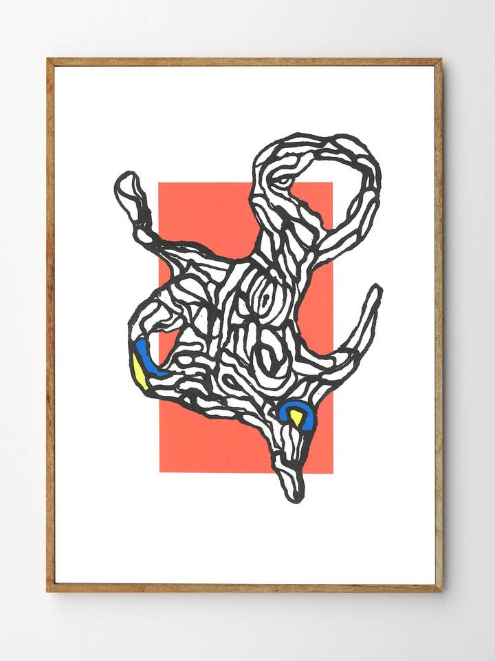 Sven Reubens, Abstract n°3, The Dance pour la vente par Gustave