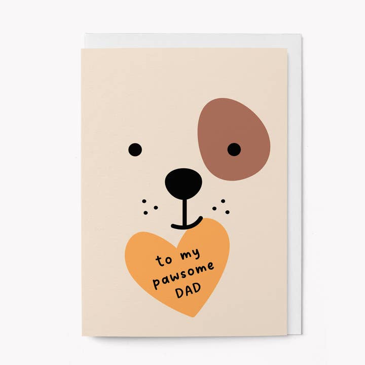 Graphic Factory – wholesale Father’s Day card – To my pawsome dad - Father's Day Greeting Card0