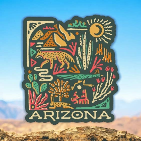 EARTHWILD - Wholesale Sticker - Arizona Nature Sticker1