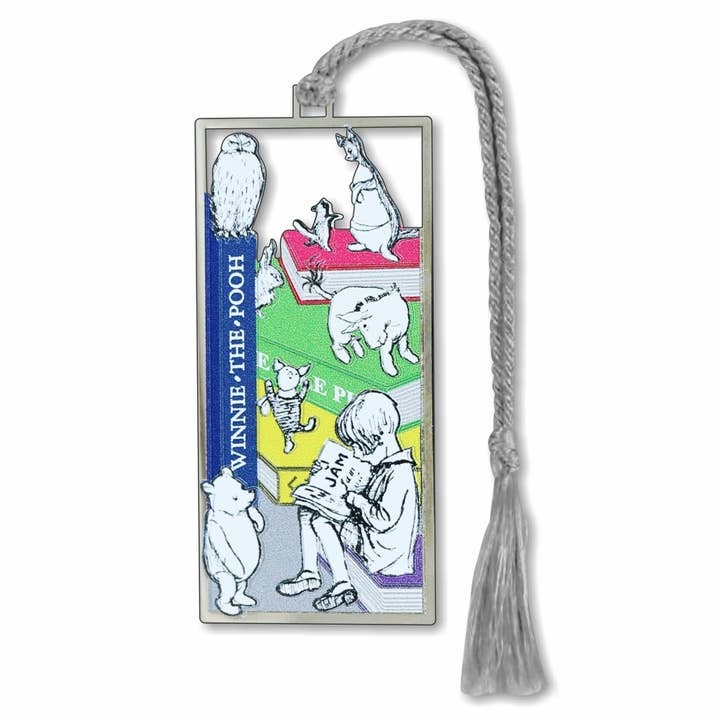 David Howell and Company - Wholesale Bookmark - Winnie-the-Pooh Metal Bookmark, MADE in USA