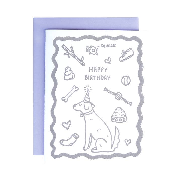 Biglietto di Auguri di Compleanno per Amante dei Cani per la vendita all'ingrosso da parte di Ink Paper Crafts