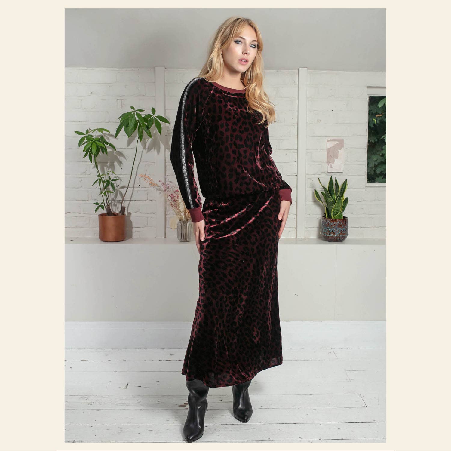 Pruim Tilda Bias Cut Rok voor groothandel op Faire0