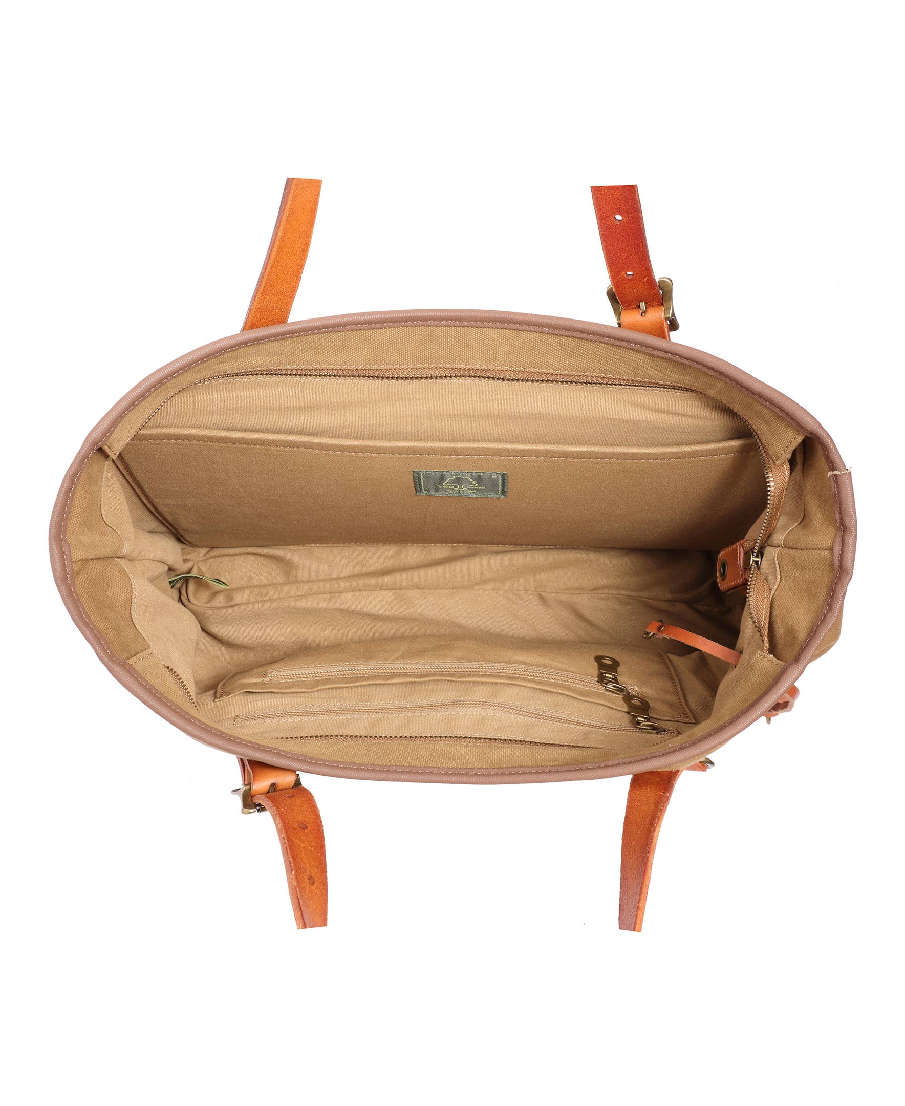 TSD Brand - Wholesale Draagtas - Dames - Redwood Canvas Shopper5