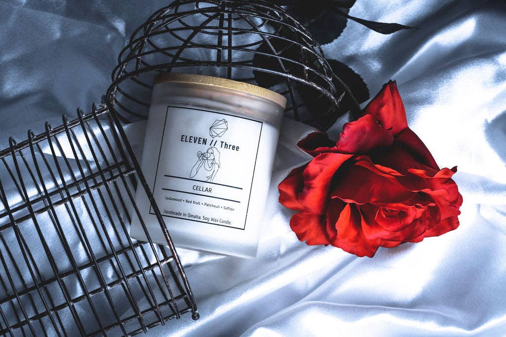 ELEVEN//Three - Wholesale Jar/Filled Candle - CELLAR Dark Cherry Pink Pepper Musk Patchouli Jar Candle1