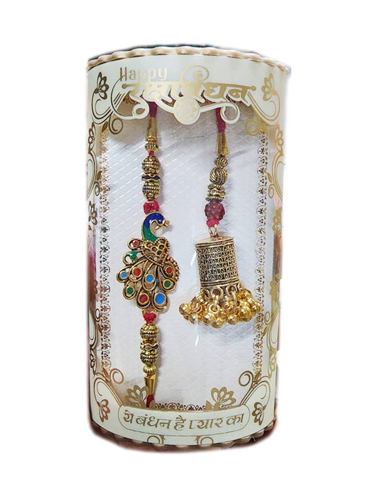 COFFRET BHAI BHABHI RAKHI LOOMBA STYLE A pour la vente par Ancientveda