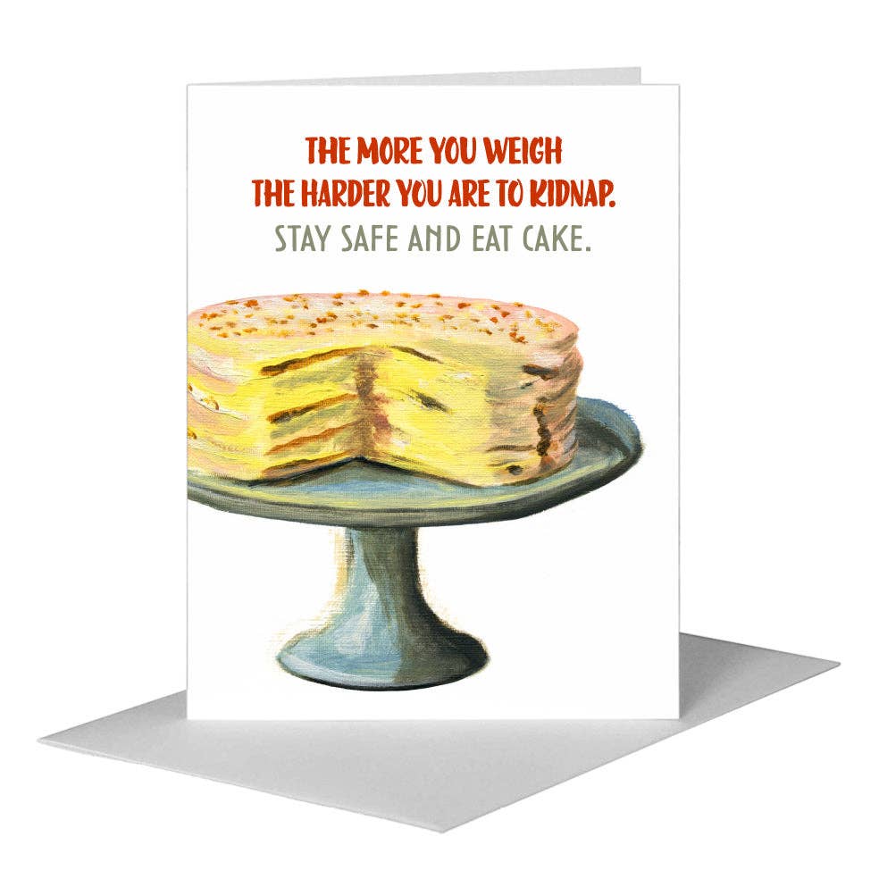 Printed Canvas – wholesale Birthday card – Layers of Buttercream, Greeting Card (#7450AA)0