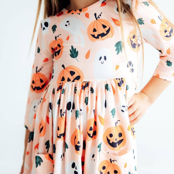 Pumpkin Peekaboo 3/4 Sleeve Pocket Twirl Dress and other Purchase Wholesale peekaboo. Free Returns & Net 60 Terms on Faire trending on Faire.