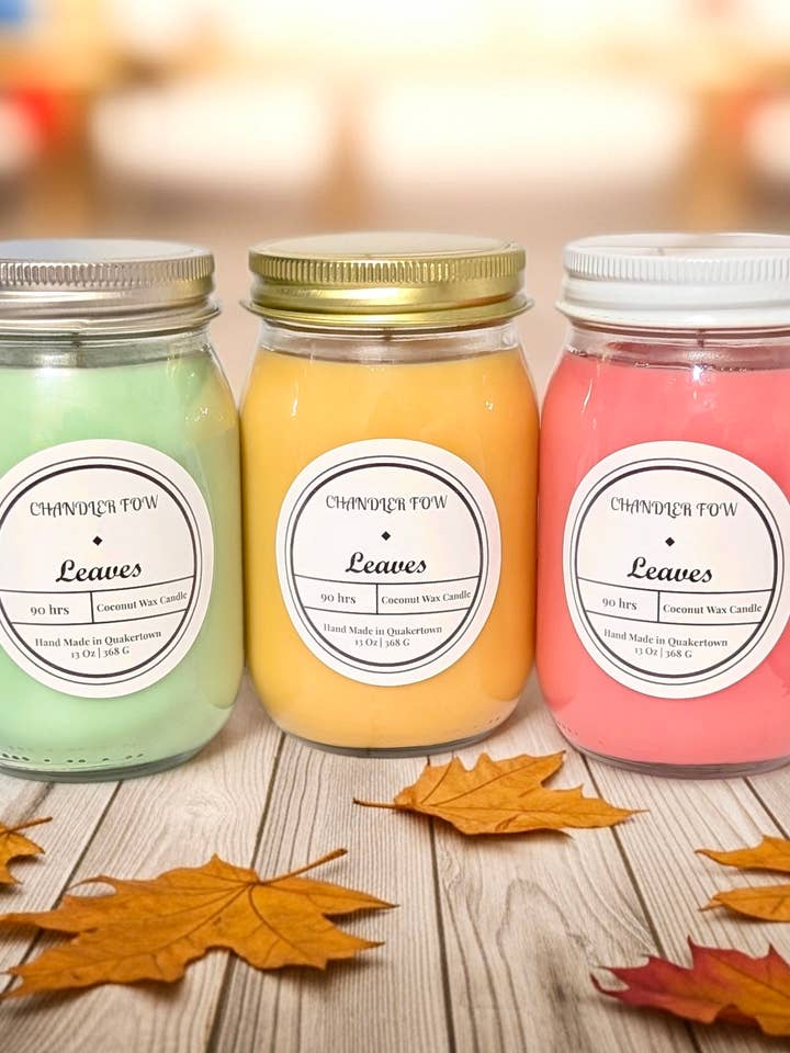 Leaves 13 Oz Candle for wholesale by Chandler Fow