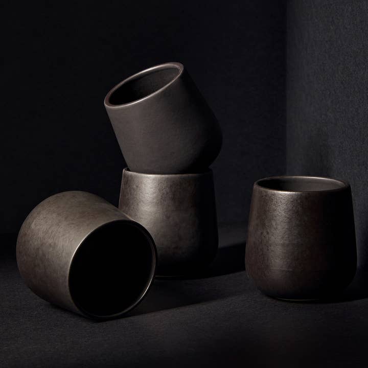 GHARYAN Stoneware & Olive Wood Tableware | Canada - Wholesale Coffee/Tea Cup - Handmade Stoneware Coffee & Tea Cup | Edan 7.5 oz9