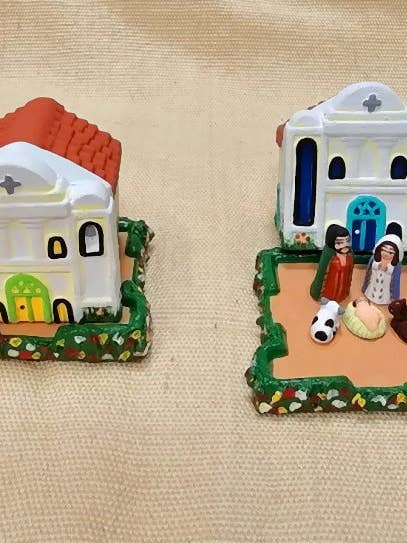 363A Natividade em miniatura sob a igreja por atacado de Arara Enterprises