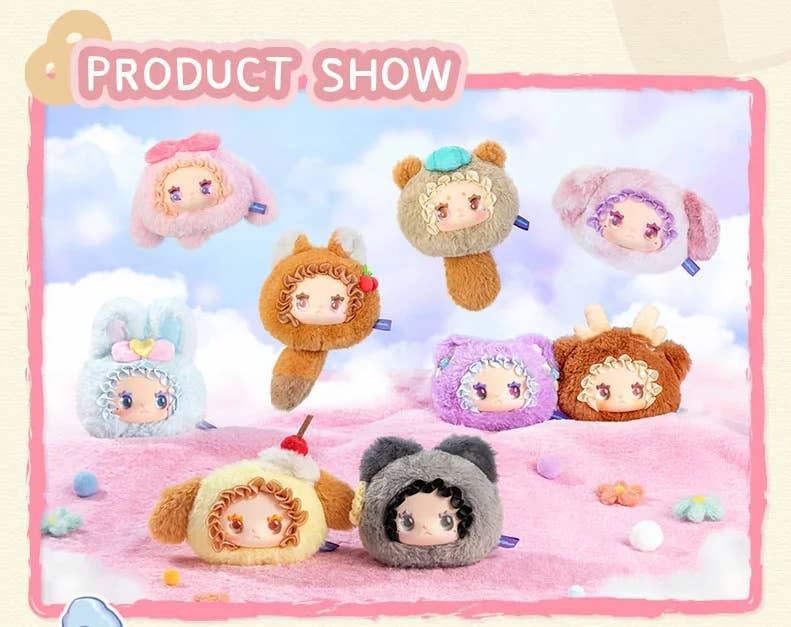 Shinjidai - Vendita all'ingrosso Figurina giocattolo - Bambini - Serie LOVELY EMMA Fluffy Dumpling Blind Box 8 pezzi in scatola