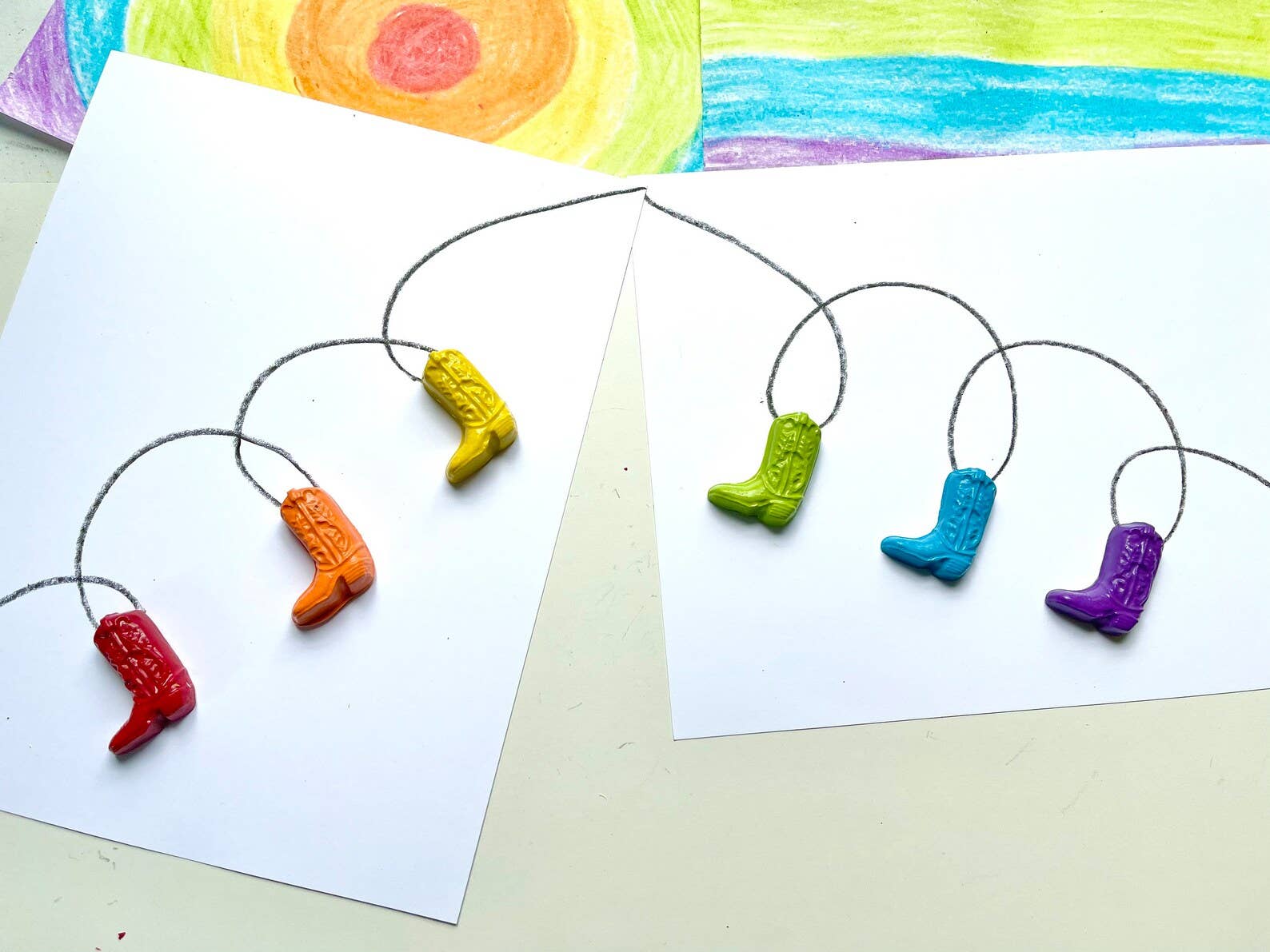 KagesKrayons - Wholesale Crayons - Kids & Baby - Cowboy Boot Crayons Gift Box1