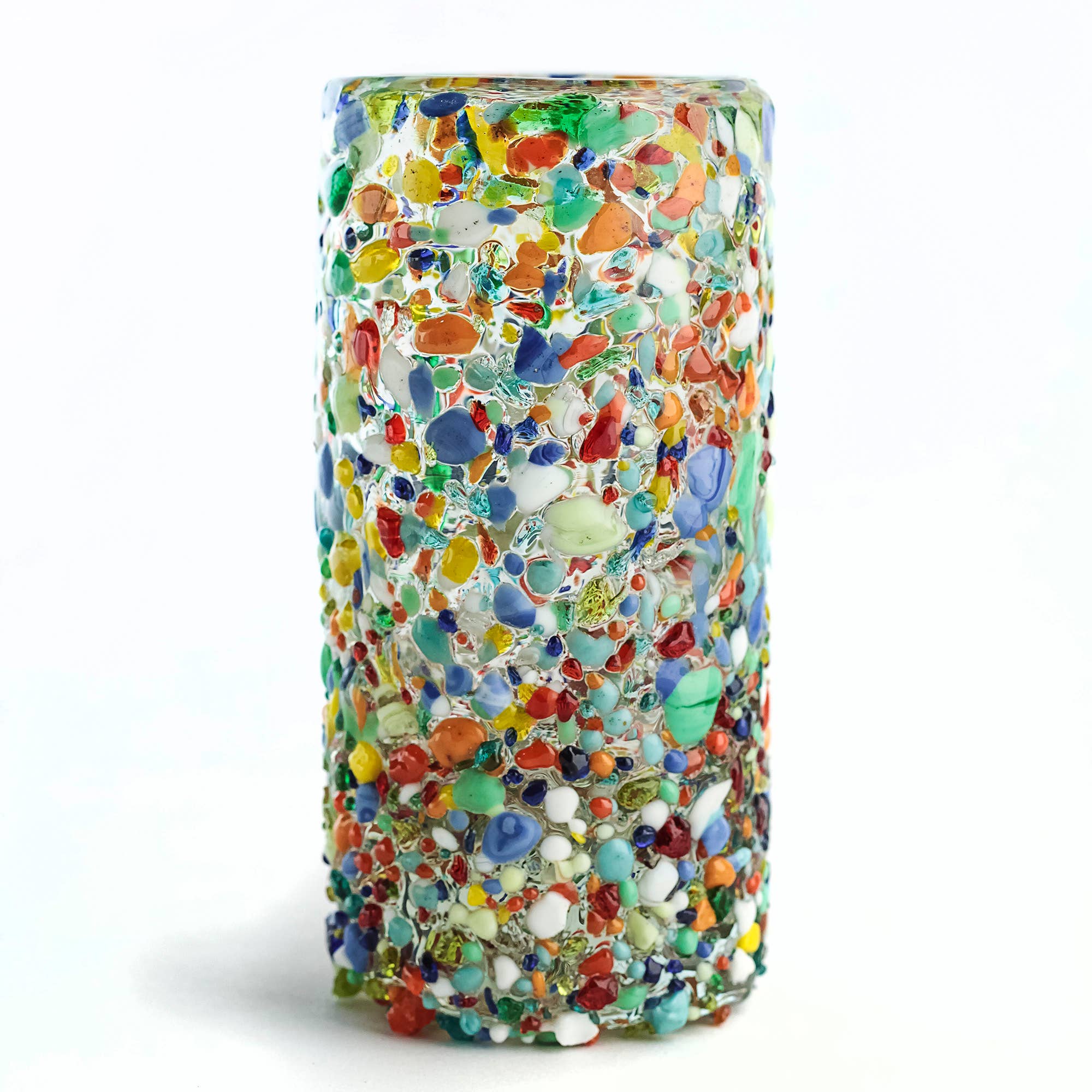 MEXTEQUIL - Wholesale Shot Glass - MEXTEQUIL Hand Blown Shot Glasses Set of 4 2 Oz -Confetti7