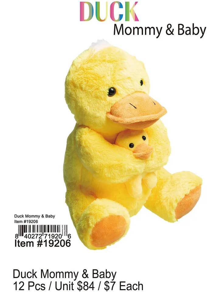 Duck Mommy and Baby 12 Pcs. . for wholesale by Puka Creations