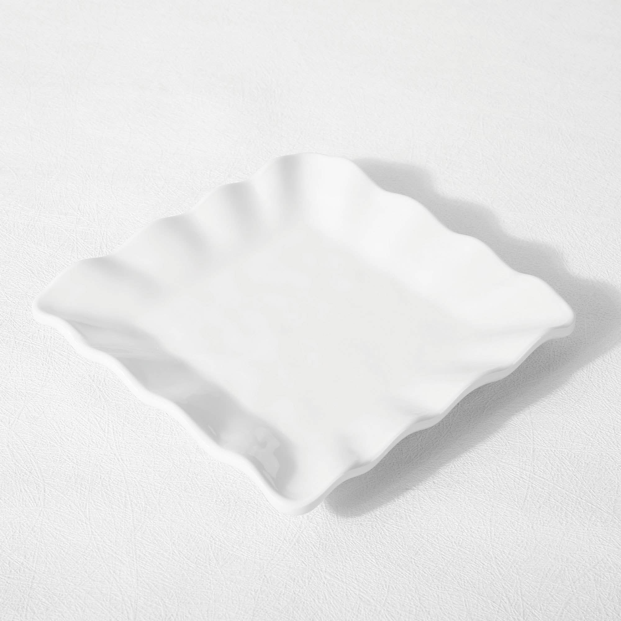 Supreme Housewares - Vente Assiette - Assiette carrée en mélamine blanche 5 1/2"7