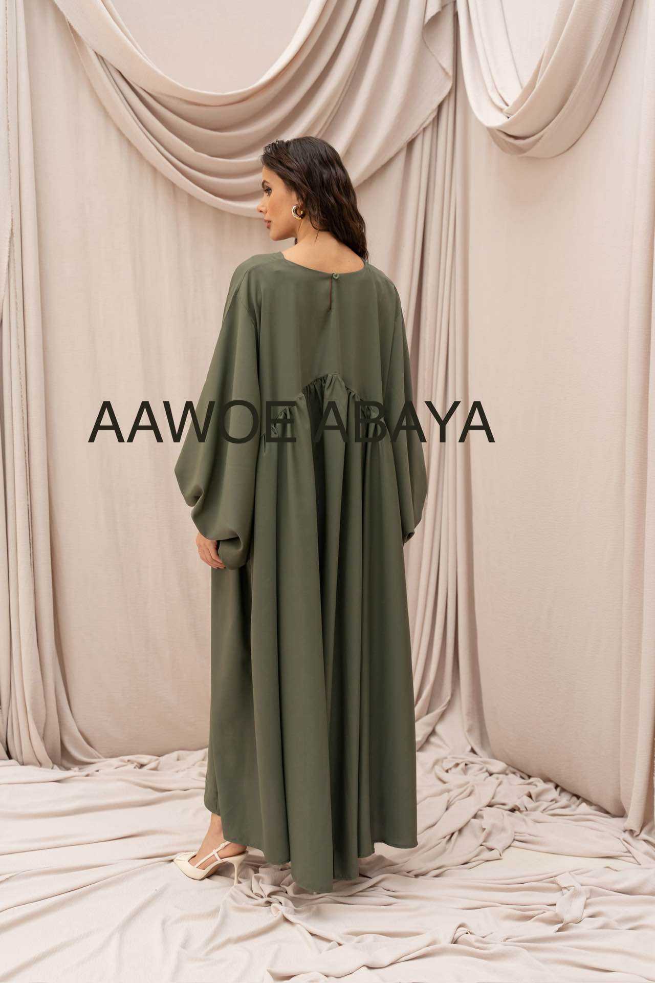 Aawoe Abaya - Wholesale Dress - Women's - Elegant Abaya Dress - 2466-ROB57