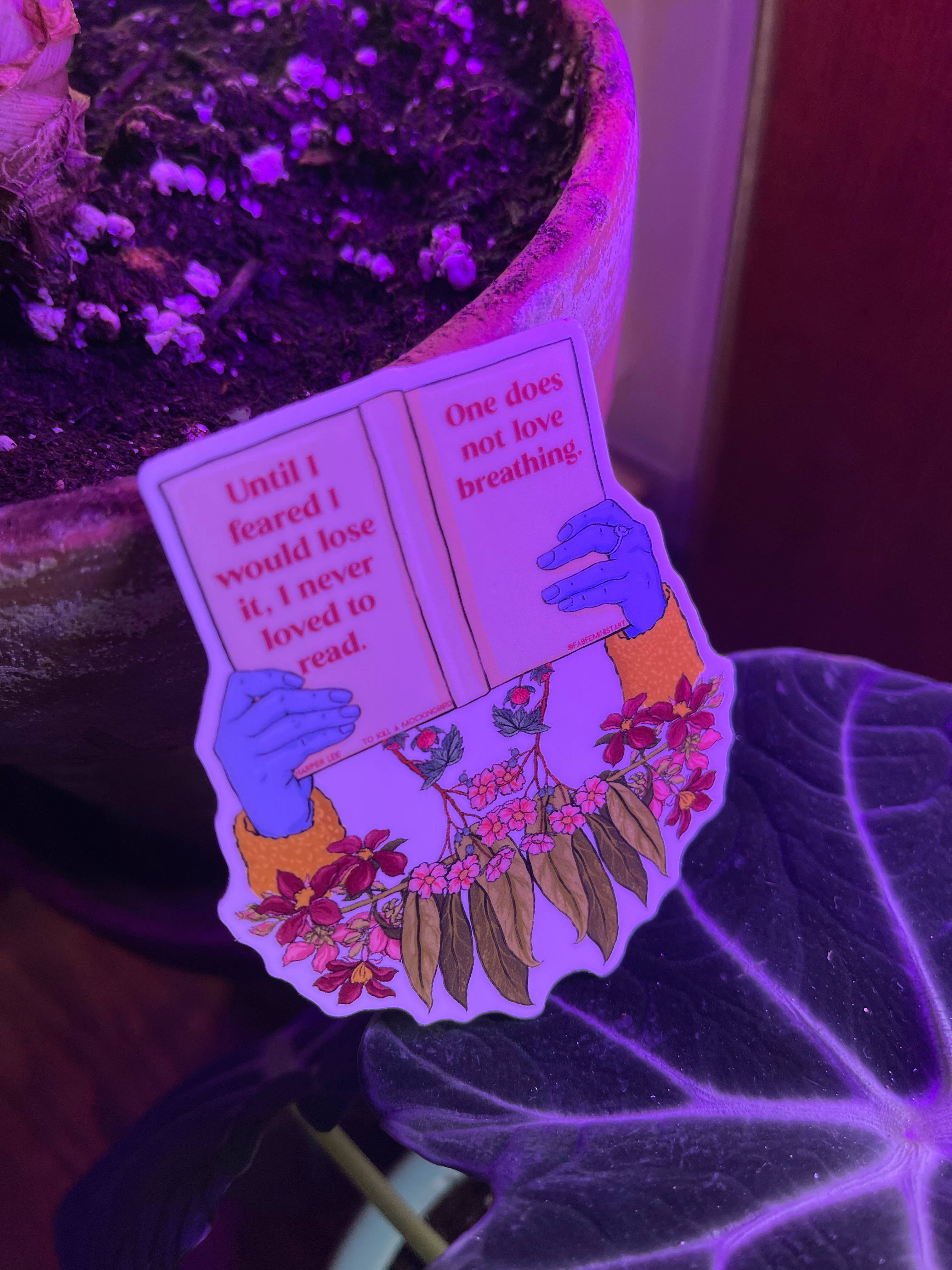 Fabulously Feminist - Wholesale Sticker - Love To Read, To Kill A Mockingbird: Feminist Sticker1