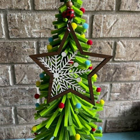 Snefnug julepynt for engroshandel hos Mama Glitter