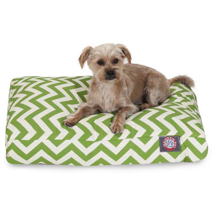 Majestic Pet Products – cama - Cão por atacado – Cama retangular para cães Chevron