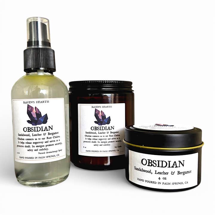 Obsidian Crystal Collection | Complete Set Reduced Minimums for wholesale by Raven’s Hearth