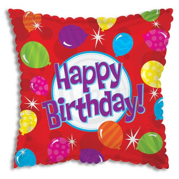 Kelli's - Wholesale Balloon - Happy Birthday Balloons Foil Balloon - Bagged