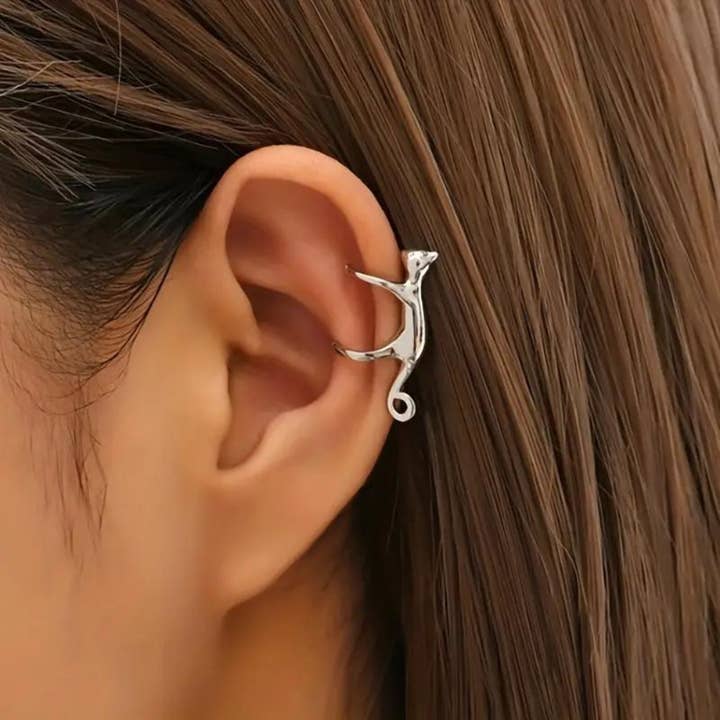 Ashlen - Wholesale Cuff/Wrap Earrings - KITTY CAT EAR CUFF (1 PIECE)1