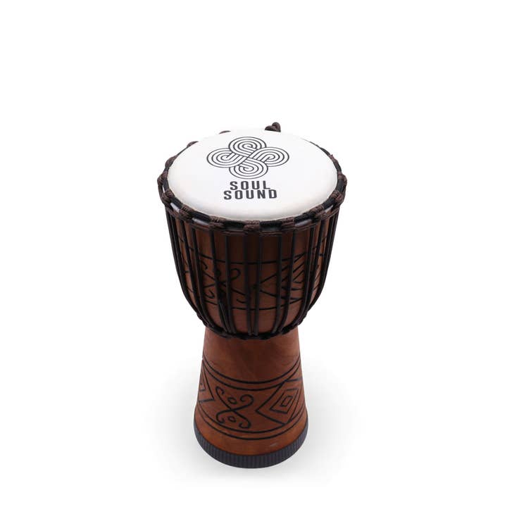 Pro Djembe Drum - Soul Sound - H 40cm (18cm Diameter) for wholesale by Ancient Wisdom
