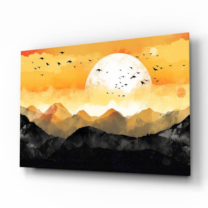 Naturansicht Glaswandkunst für den Großhandel von Insigne