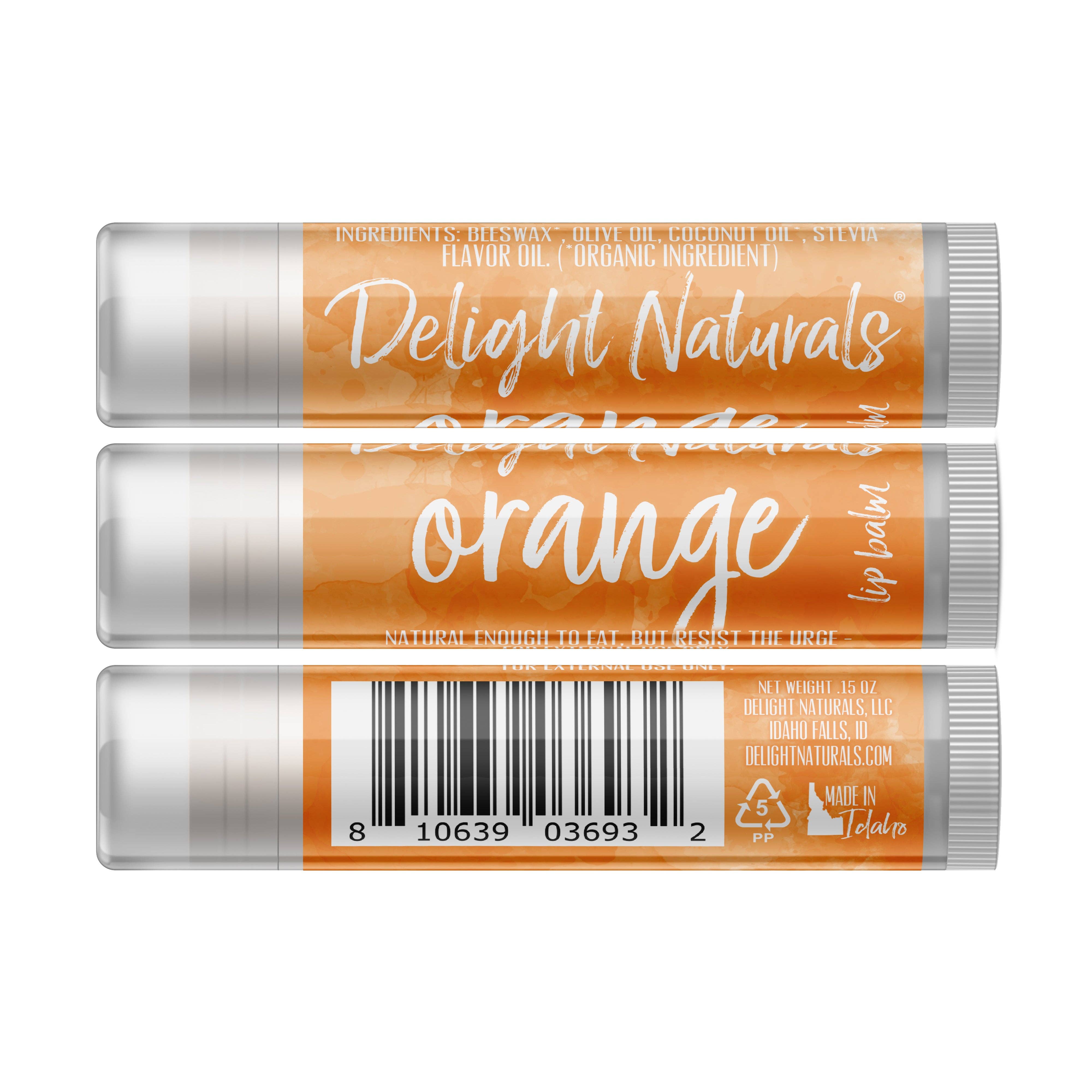 Delight Naturals - Wholesale Lip Balm Set - Sweet Citrus Lip Balm Set1