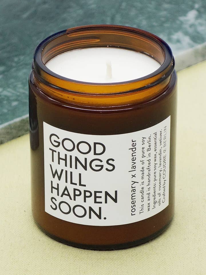 Vela Good Things... Romero y lavanda para venta al por mayor de Coudre Berlin