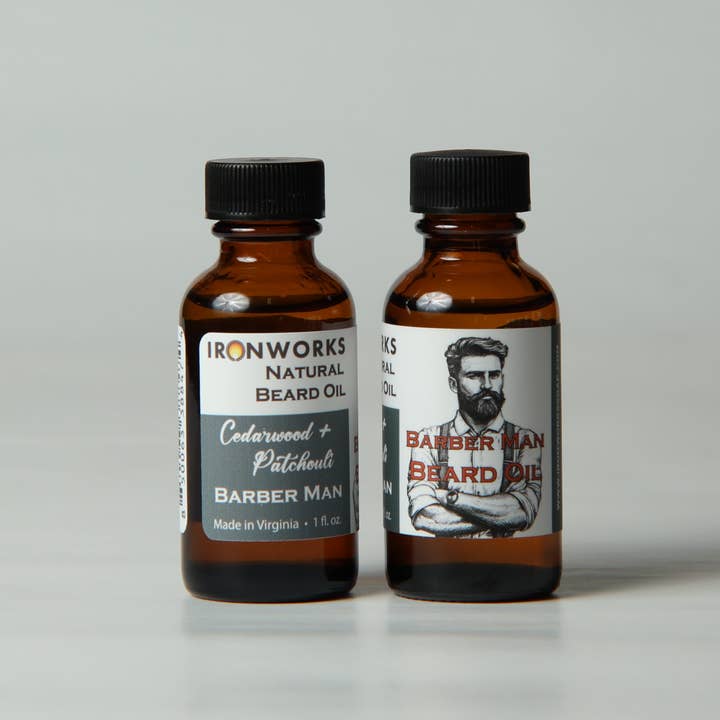 IRONWORKS Soap Company - Wholesale Beard Styling Product - Beard Oil Barber Man3