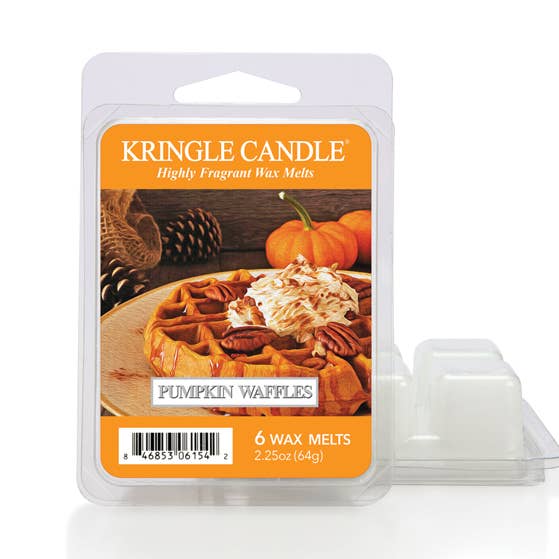 6Pc Kcc Wxmlt: Pumpkin Waffles for wholesale by Kringle Candle Company