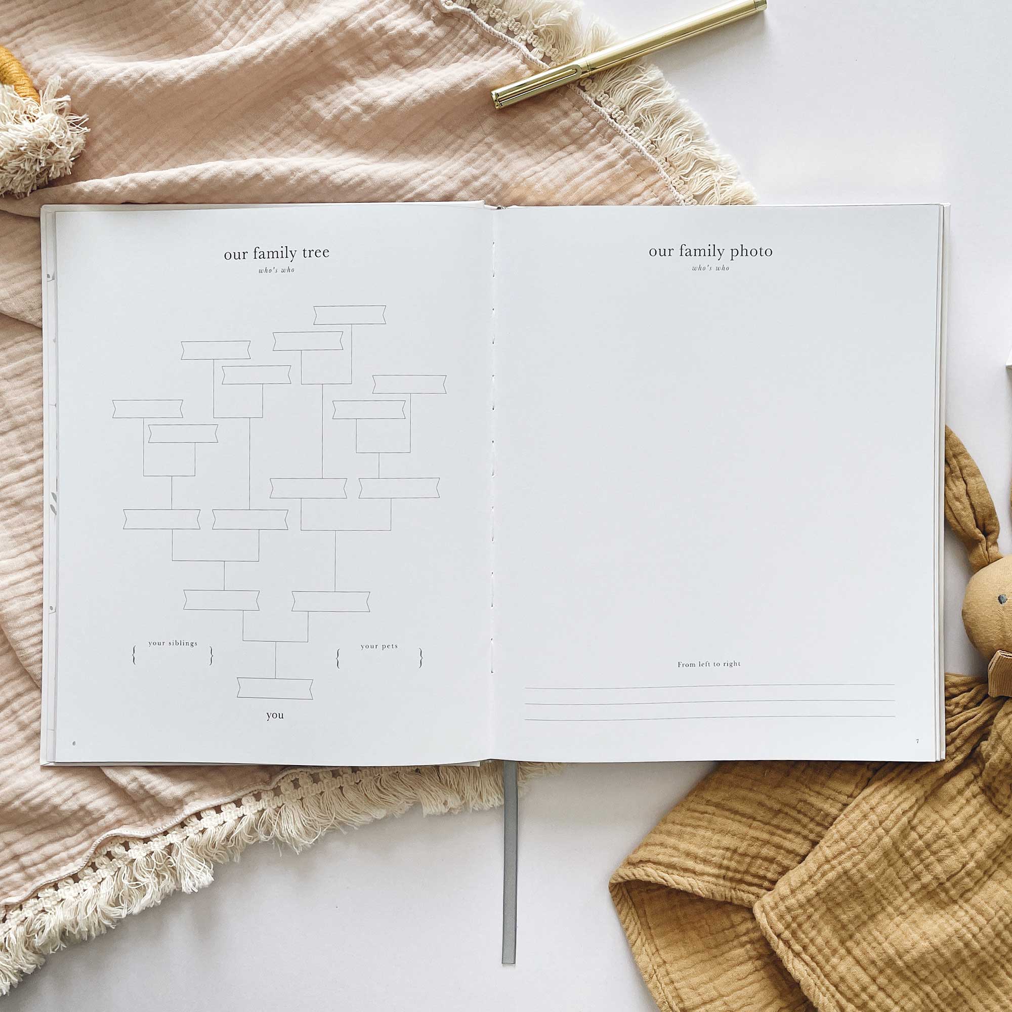 Blush And Gold - Wholesale Journal/Diary - Maternity - My Pregnancy Journal - Safari with Gilded Edges12