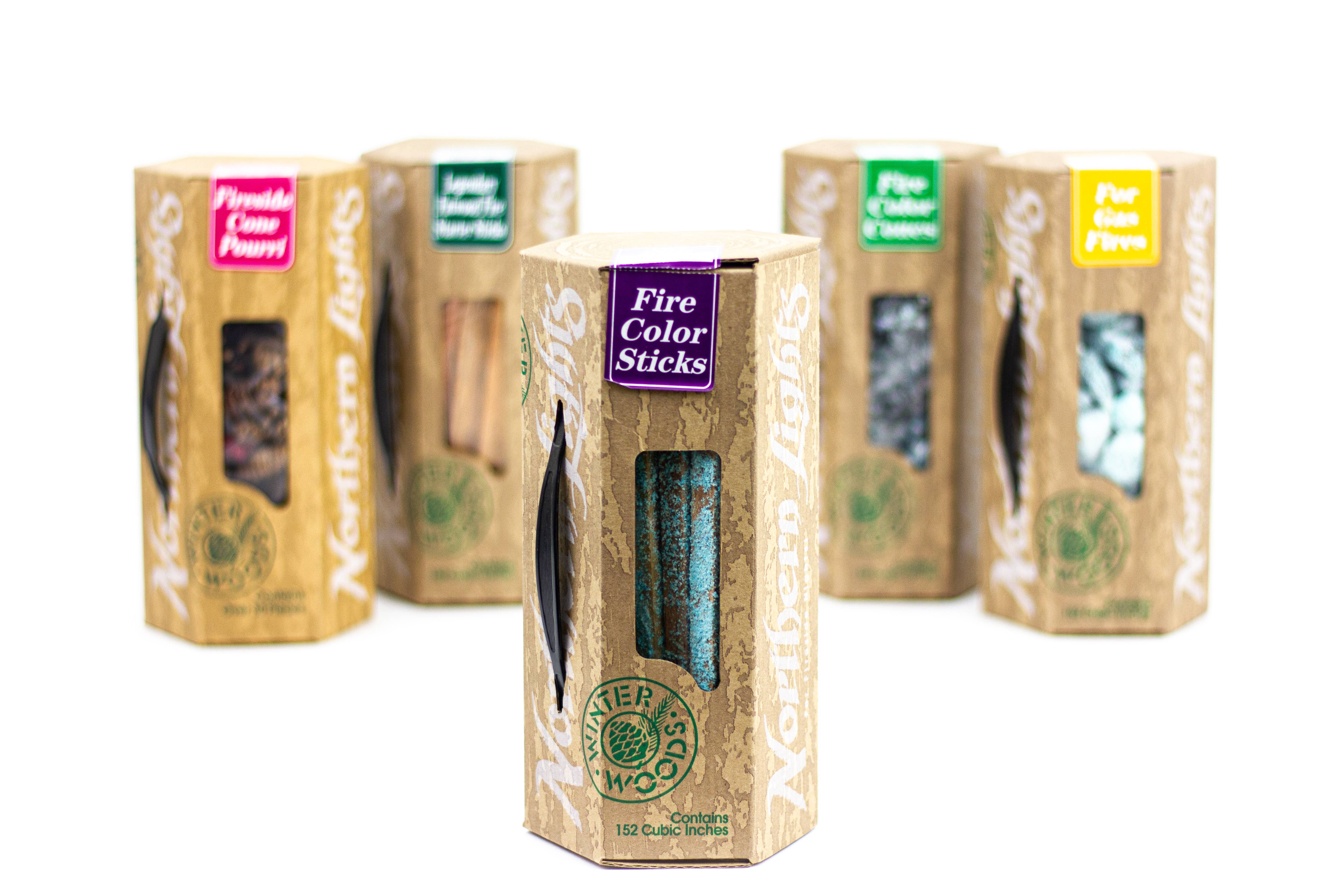 Winter Woods - Wholesale Fire Pit - Northern Lights - Fire Color Sticks3