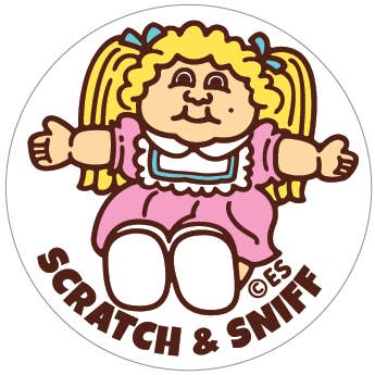 EverythingSmells, LLC - Wholesale Sticker - Baby Powder Doll EverythingSmells Scratch & Sniff Stickers