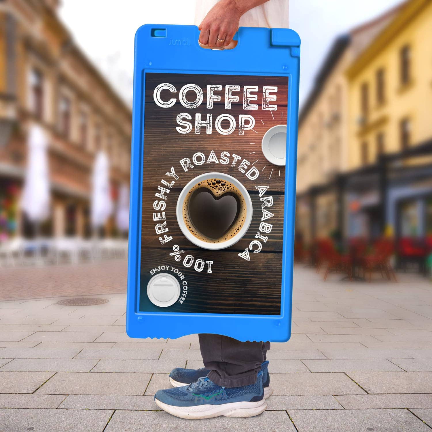 Jumbl - Wholesale Sign - A-Frame Outdoor Sandwich Signboard 15.7x26" with PVC Cover26