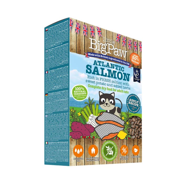 Atlantic Salmon Complete dry food for Adult Cats for wholesale by Little BigPaw