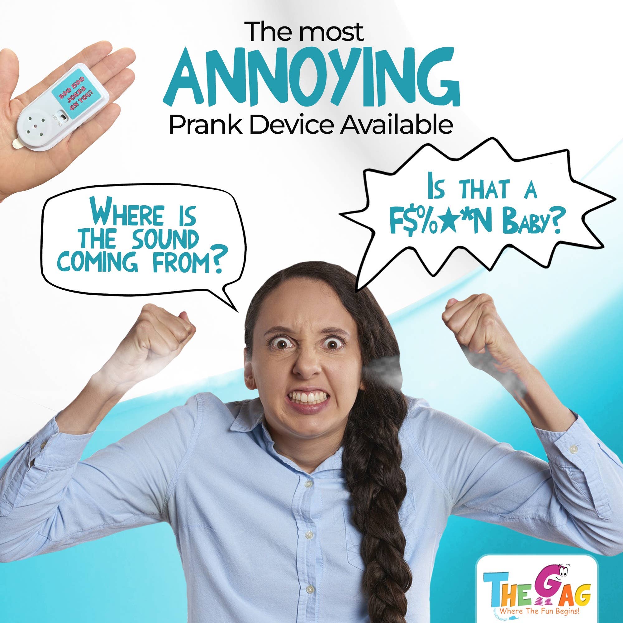 NOVELTIES WHOLESALE INC – Großhandel Scherzartikel/Spaßgeschenk – Cry Baby-Hidden Noise Maker Streich für Erwachsene3